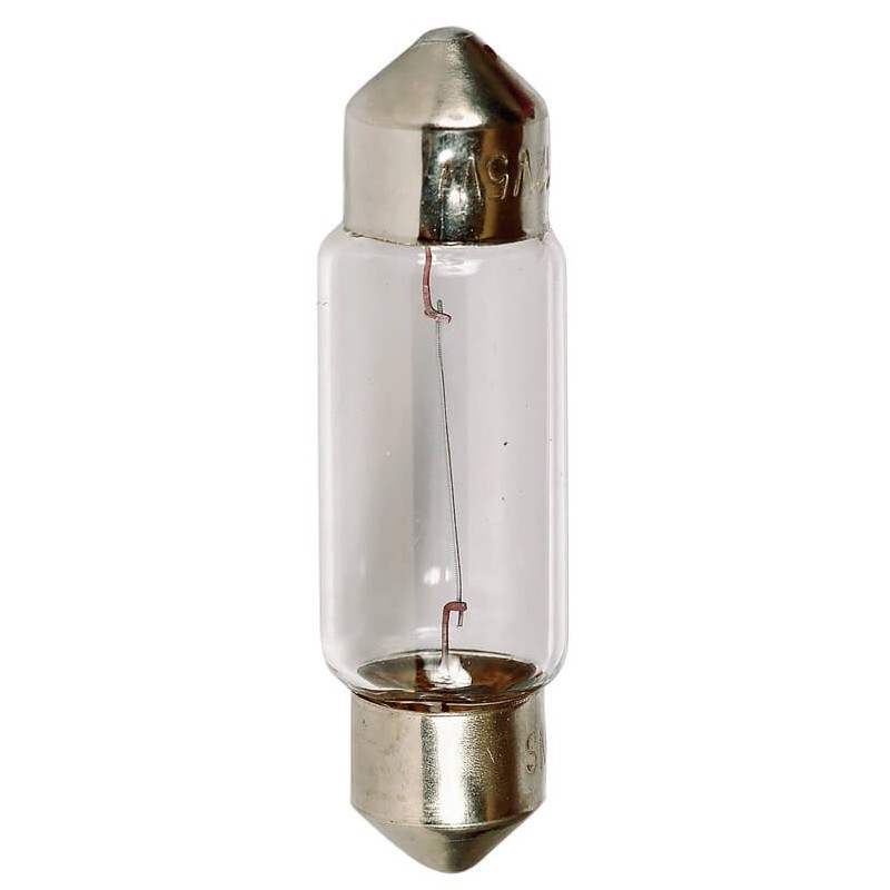 BOITE 10 AMPOULES NAVETTE 12V. 5W. T11x35 SV8.5D