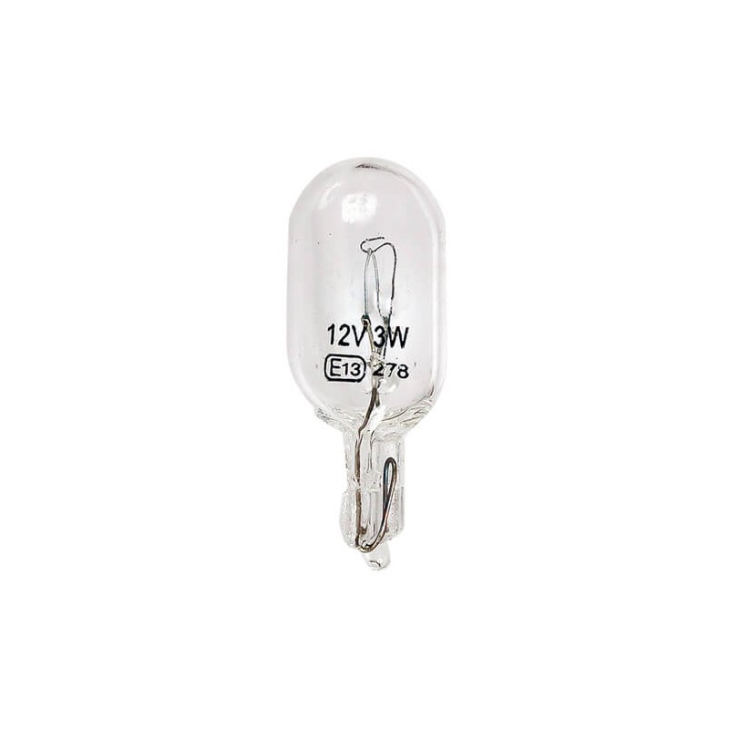 BOITE 10 AMPOULES WEDGE 12V 3W T10
