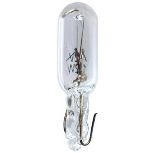 BOITE 10 AMPOULES WEDGE 12V. 1.2W. T5 W2x4.6D