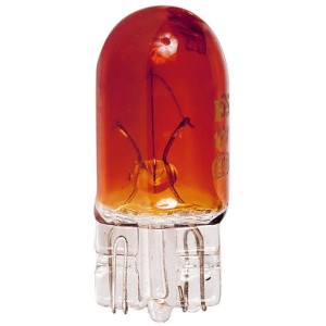BLISTER 2 AMPOULES WEDGE 12V. 5W. T10 W2.1x9.5D AMBREE