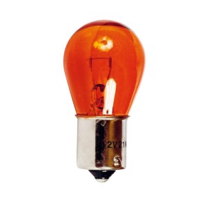 BLISTER 2 AMPOULES STOP 12V/21W/1PLOT BAU15S AMBREE ERGOT DECA.