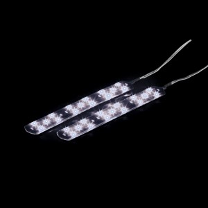 2 BANDES LUMINEUSES 8" LEDS BLANCS - FDS