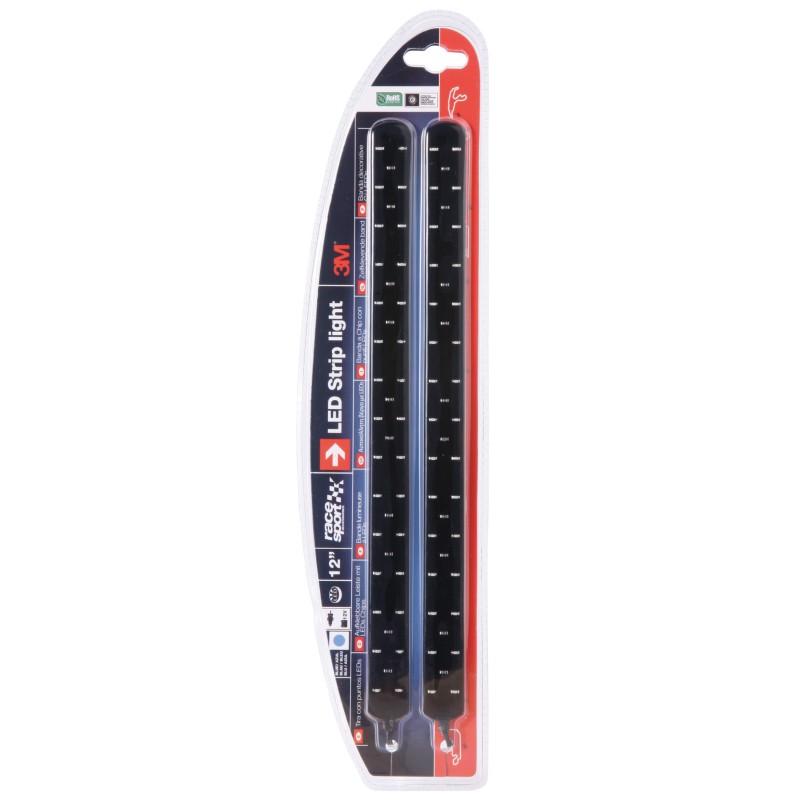 2 BANDES LUMINEUSES 8" LEDS BLANCS - FDS