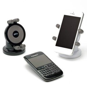 SUPPORT ROTATIF DOUBLE FONCTION POUR IPOD ET GSM NOIR - SCT