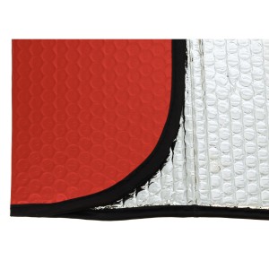 PARE-SOLEIL AVANT MATT SERIES ROUGE T.L. 145X70CM