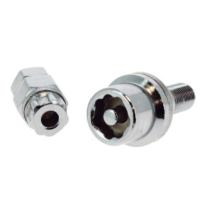VIS ANTIVOL 12X1.25 L37 4PCS + 2 CLEFS AVEC NUMERO DE SERIES