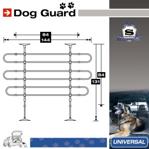 GRILLE DE SEPARATION METALLIQUE POUR CHIENS