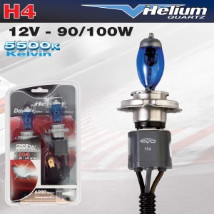 COFFRET 2 AMPOULES HELIUM H4 12V 100W NON HOMOLOG. ROUTE - SCT