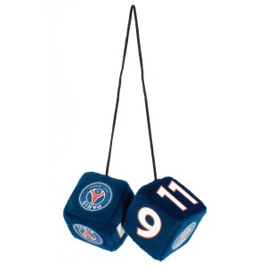 P6780 - DES BLEUS DECORATIFS PSG 7X7CM