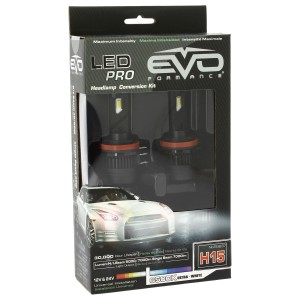 KIT DE CONVERSION LED H15 - 6000K BLANC PURE - 2 PCS - SCT