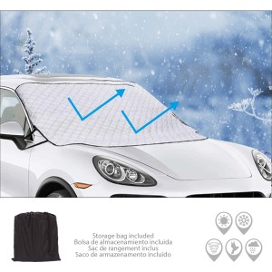 BACHE PARE-BRISE 2 EN 1 ETE-HIVER T.M 193*122CM