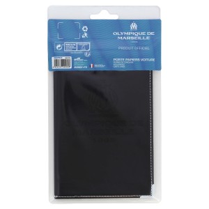 PORTE PAPIERS PVC LUXE PIQURE SELLIER 2 VOLETS OM POUR VOITURE