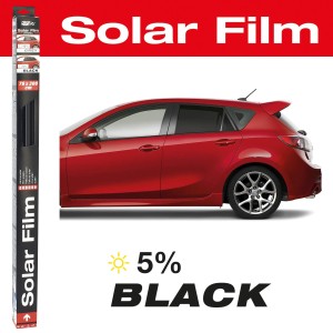 FILM SOLAIRE SWISS DRIVE 76*300CM NOIR 5%