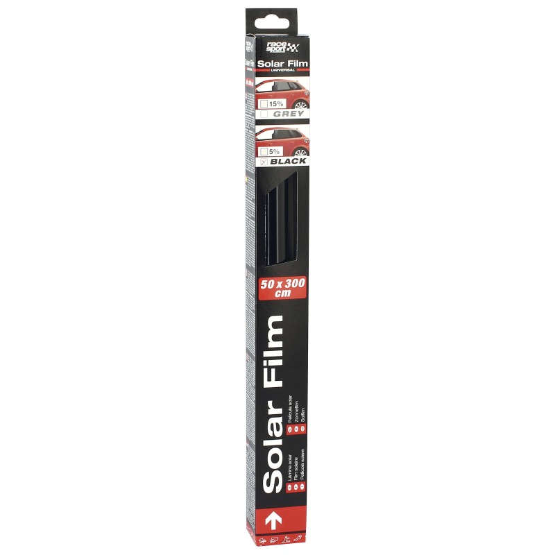 FILM SOLAIRE SWISS DRIVE 50*300CM NOIR 5%