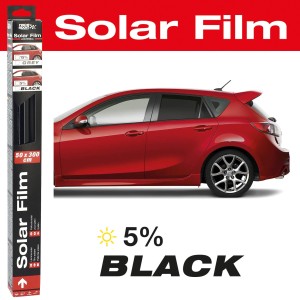 FILM SOLAIRE SWISS DRIVE 50*300CM NOIR 5%