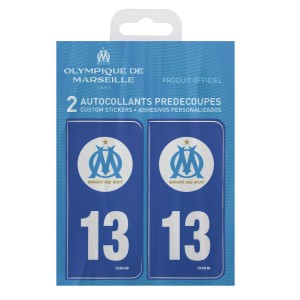 AUTOCOLLANTS PREDECOUPES LOGO OM/13 SACHET DE 10 PCS - SCT