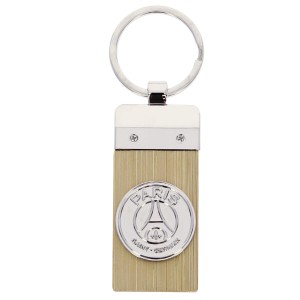 PSGKR50- PORTE-CLEFS PARIS SAINT-GERMAIN BOIS/METAL