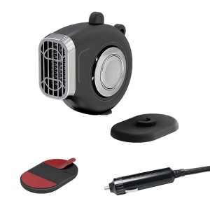 CHAUFFAGE ET VENTILATEUR D'APPOINT 12V NOIR