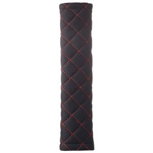 2 FOURREAUX PROTECTION DE CEINTURE SWISS DRIVE NOIR SURP ROUGE - SCT