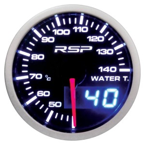 MANOMETRE DE TEMPERATURE D'EAU RSP D.52MM LED