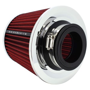 FILTRE A AIR UNIVERSEL STREAM ROUGE + 4 BAGUES