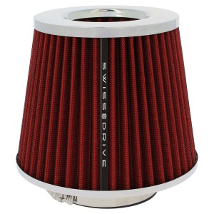 FILTRE A AIR UNIVERSEL STREAM ROUGE + 4 BAGUES