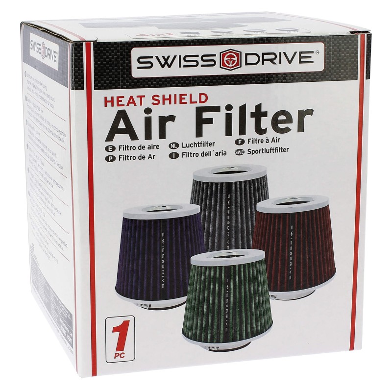 FILTRE A AIR UNIVERSEL STREAM BLEU + 4 BAGUES