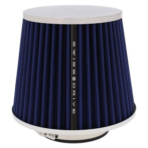 FILTRE A AIR CHROME BLEU UNIV + 4 BAGUES