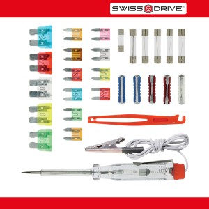 BOITE DE FUSIBLES + ACCESSOIRES 28 PIECES