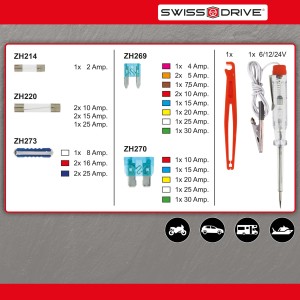 BOITE DE FUSIBLES + ACCESSOIRES 28 PIECES