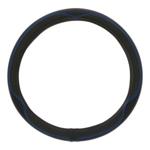 COUVRE-VOLANT CENTAURO 37-39CM. NOIR/BLEU