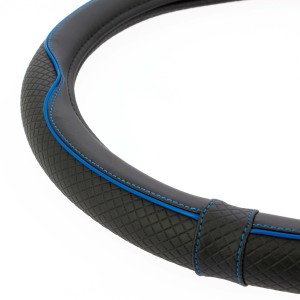COUVRE-VOLANT CENTAURO 37-39CM. NOIR/BLEU
