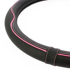 COUVRE-VOLANT CENTAURO 37-39CM. NOIR/ROSE