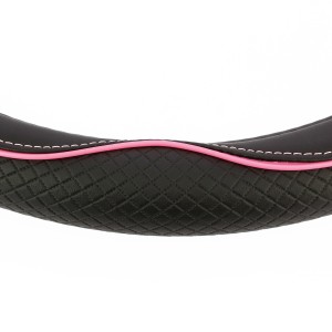COUVRE-VOLANT CENTAURO 37-39CM. NOIR/ROSE