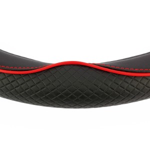 COUVRE-VOLANT CENTAURO 37-39CM. NOIR/ROUGE