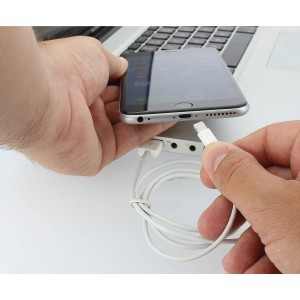 CABLE USB MFI APPLE 100CM - SCT