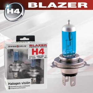 COFFRET 2 AMPOULES BLAZER H4 - 12V - 70-80W