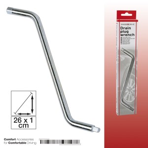 CLEF DE BOUCHON DE CARTER CARRE DOUBLE 8-10MM