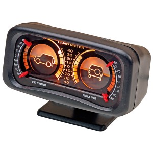 INCLINOMETRE 4X4 LUMINEUX NOIR