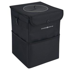 POUBELLE VOITURE 12L NOIR