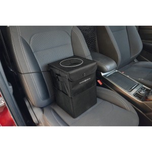 POUBELLE VOITURE 12L NOIR