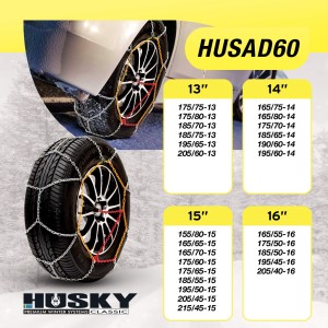 CHAINE NEIGE HUSKY ADVANCE 9MM O-NORM KN60