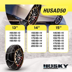 CHAINE NEIGE HUSKY ADVANCE 9MM O-NORM KN50