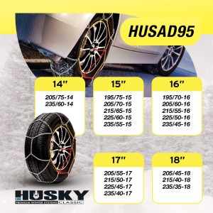 CHAINE NEIGE HUSKY ADVANCE 9MM O-NORM KN95