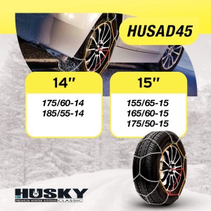 CHAINE NEIGE HUSKY ADVANCE 9MM O-NORM KN45