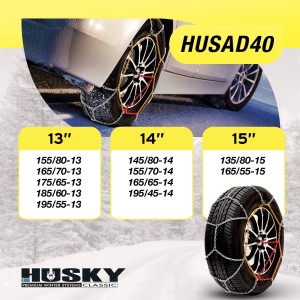 CHAINE NEIGE HUSKY ADVANCE 9MM O-NORM KN40