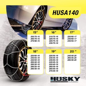CHAINE NEIGE HUSKY ADVANCE 9MM O-NORM KN140