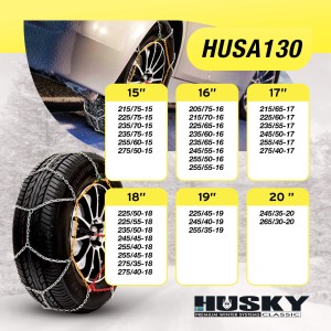 CHAINE NEIGE HUSKY ADVANCE 9MM O-NORM KN130