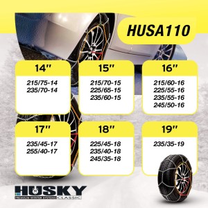 CHAINE NEIGE HUSKY ADVANCE 9MM O-NORM KN110