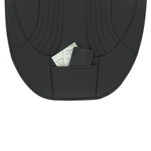 HOUSSE DE SIEGE 1PC PVC 6MM NOIR SURP NOIRES